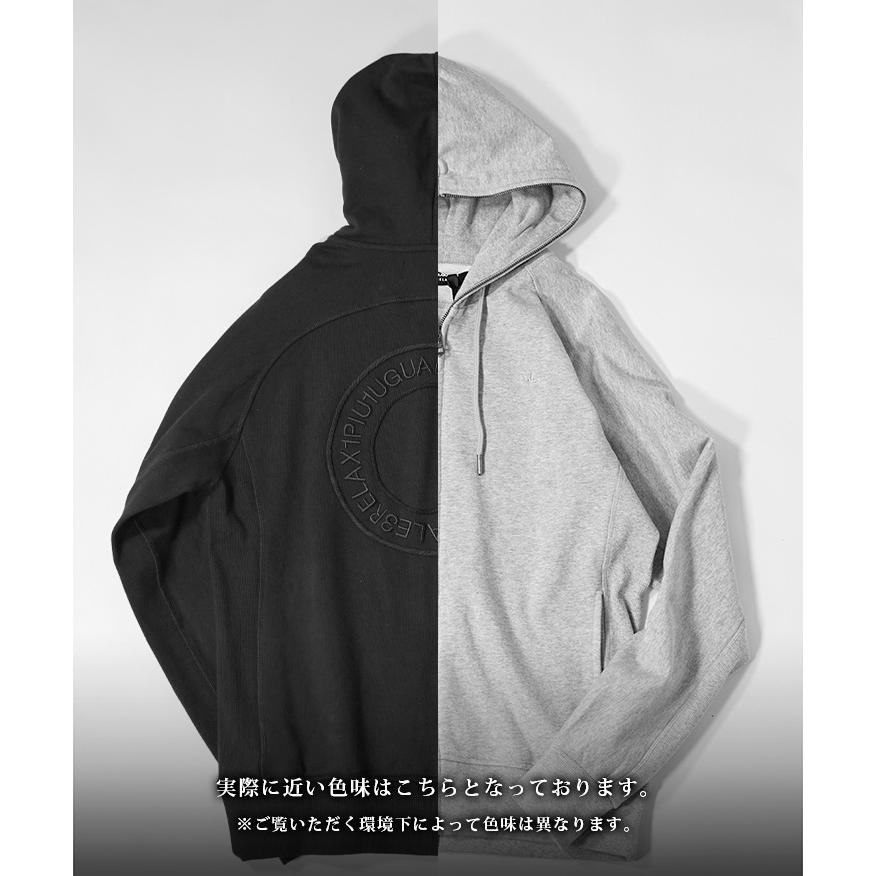 1PIU1UGUALE3 RELAX ウノピュウノウグァーレトレ ジップパーカー