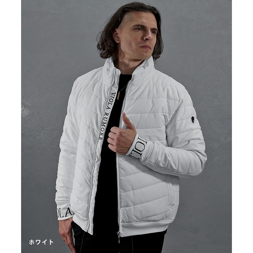 ジャケット・アウター whiterei05 楽天市場】VIOLA rumore ヴィオラ 中綿ジャケット メンズ PUレザー