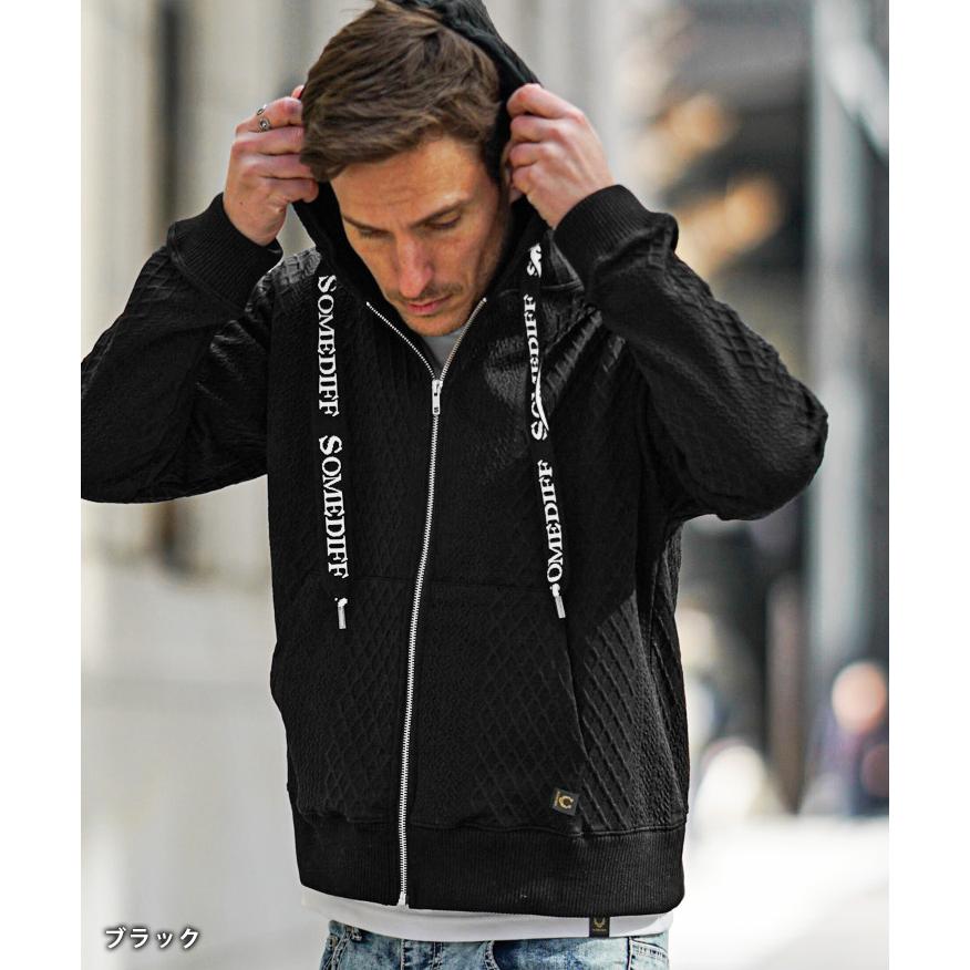 SOMEDIFF（サムディフ） パーカー メンズ ジップパーカー ブランド