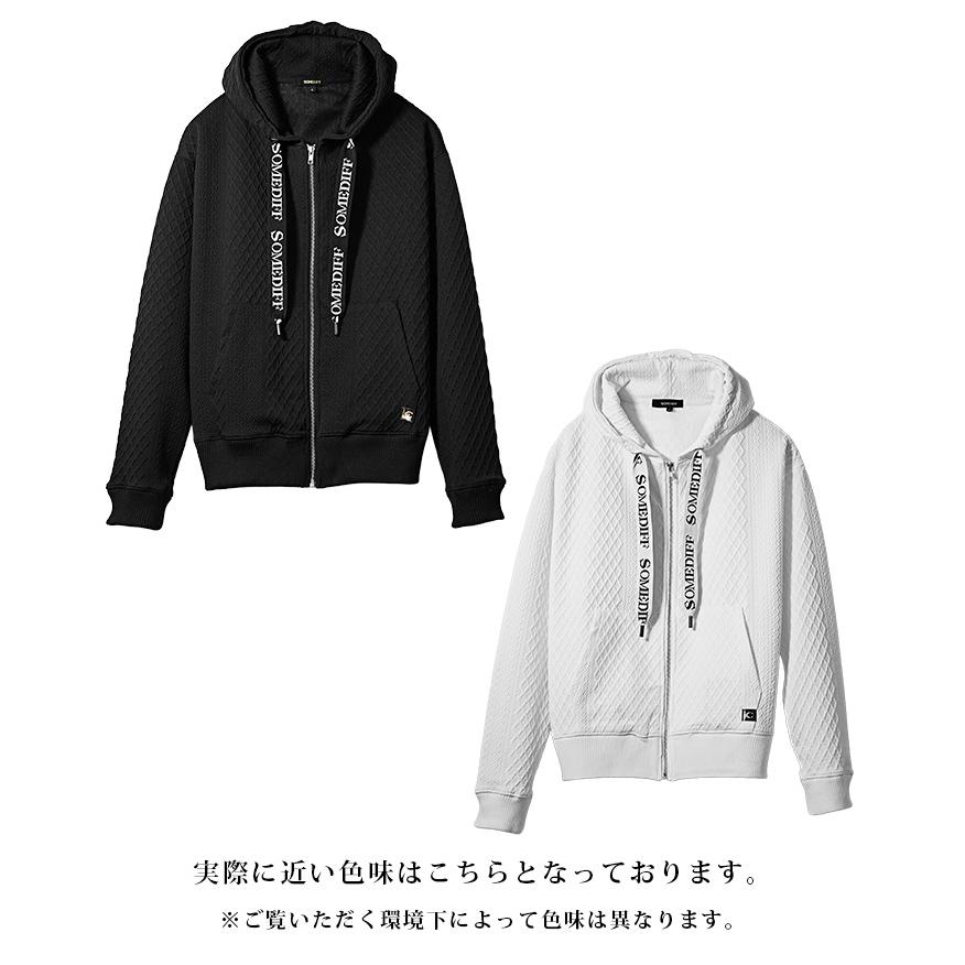 SOMEDIFF（サムディフ） パーカー メンズ ジップパーカー ブランド