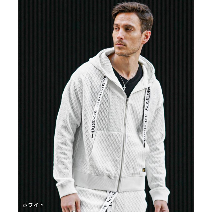 SOMEDIFF（サムディフ） パーカー メンズ ジップパーカー ブランド