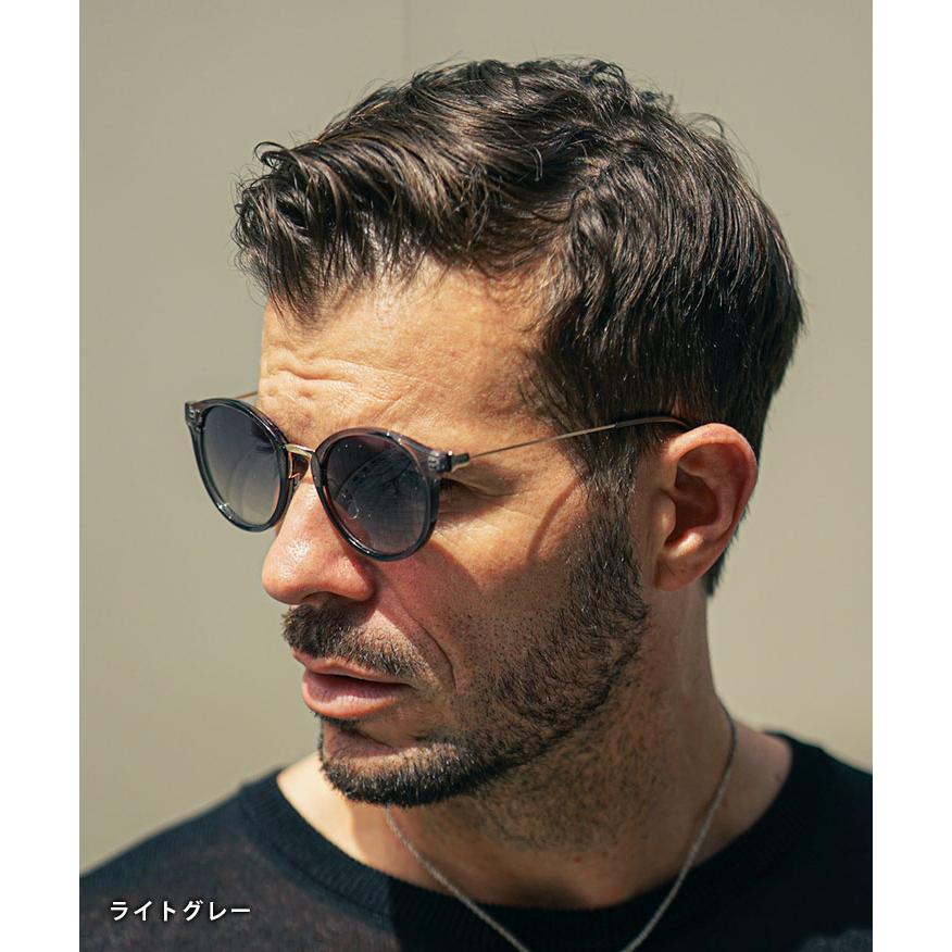 SOMEDIFF（サムディフ） サングラス メンズ 薄い色 丸メガネ グラサン