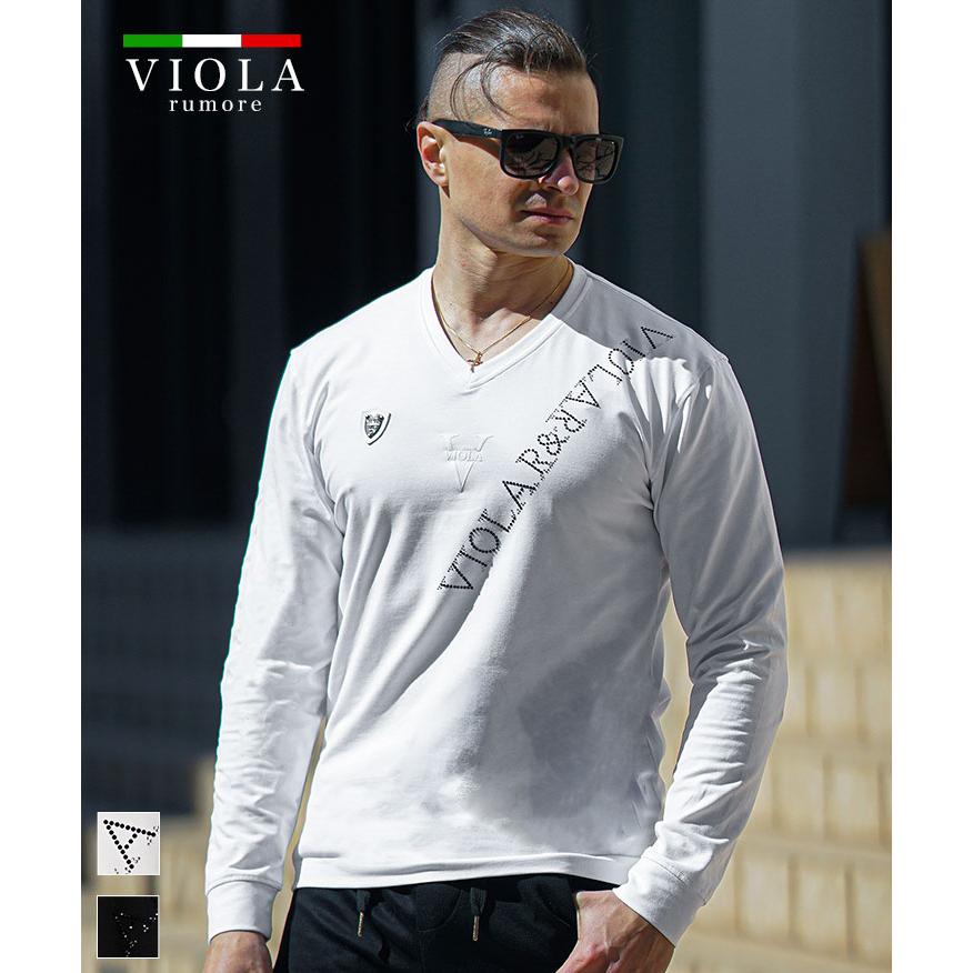 VIOLA rumore（ヴィオラ ルモーレ） Tシャツ メンズ 長袖 長袖Tシャツ