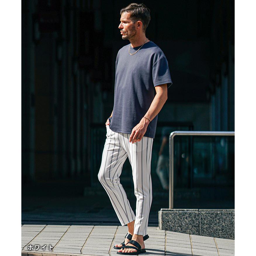 テーパード アンクルパンツ メンズ テーパードパンツ スーツ スリム