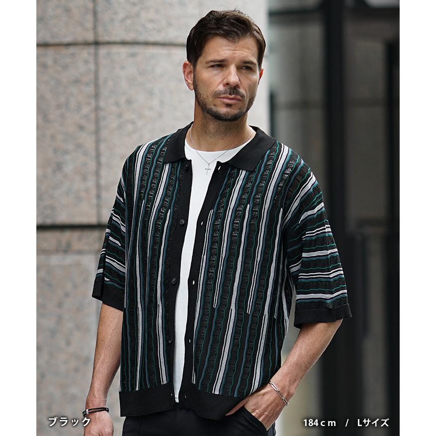 半袖ニット　春夏モデル　Black＆White CLETTEオリジナル☆レースアップデザイン半袖ニット | 大きいサイズ