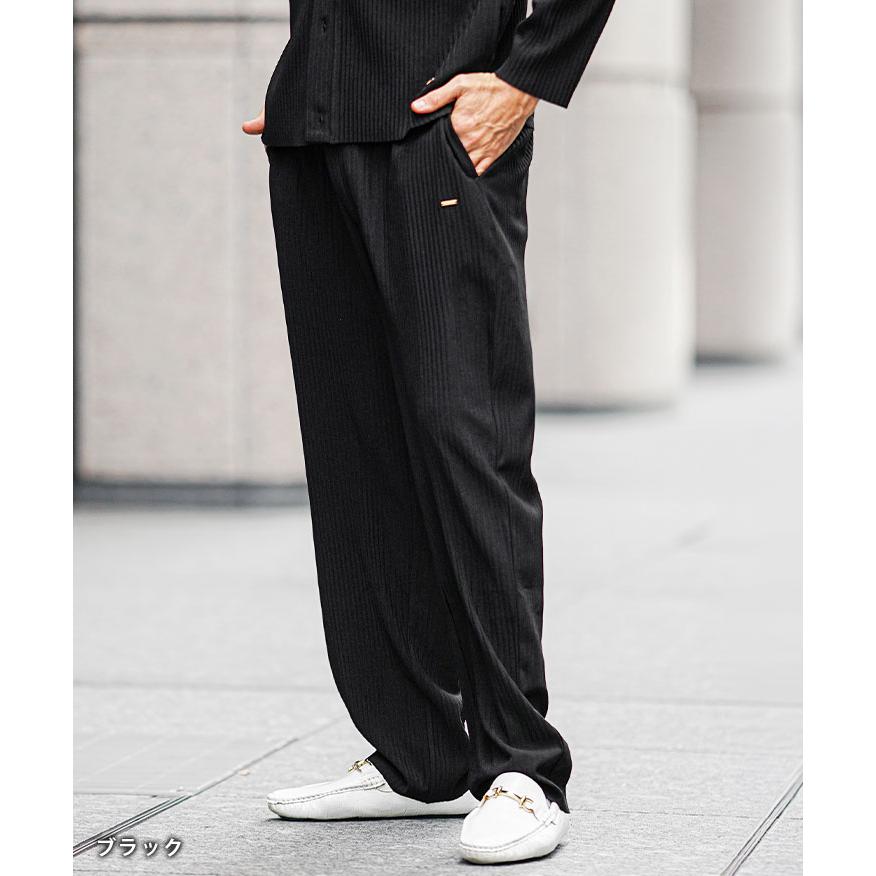 joker（ジョーカー） テーパードパンツ メンズ プリーツ ウエストゴム