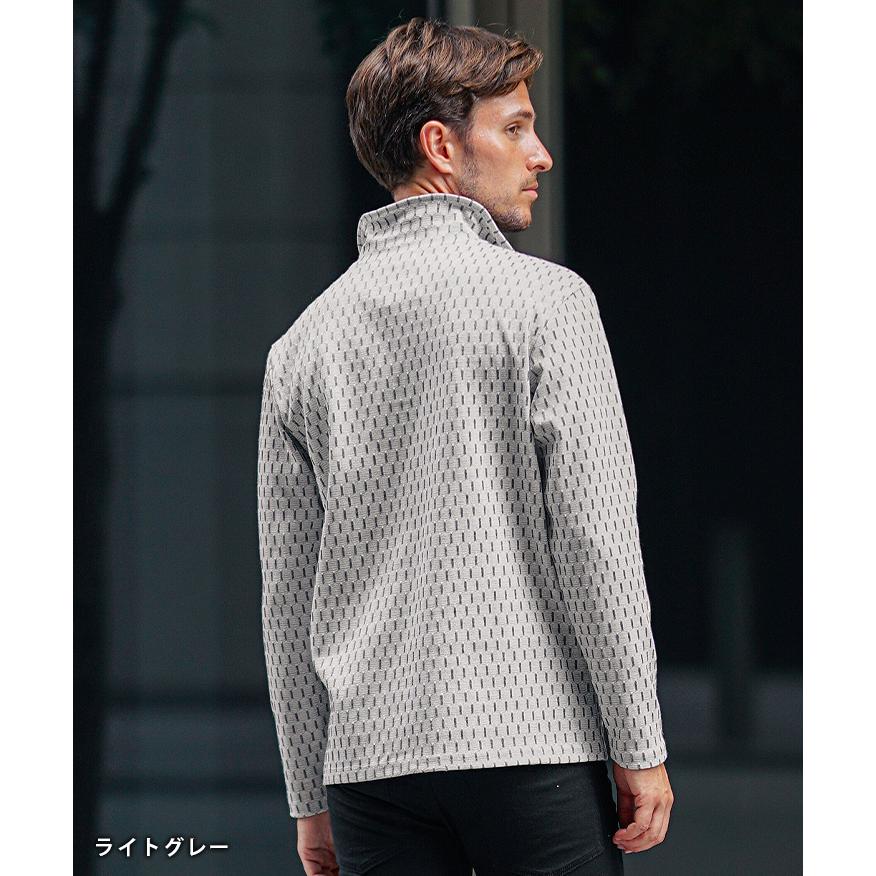 joker（ジョーカー） ポロシャツ 長袖 メンズ 立ち襟 シャツ