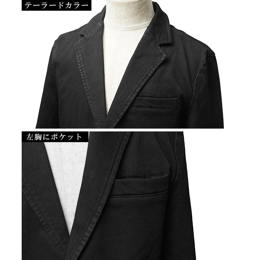 田*中様 テーラードジャケット 黒　ジップ　フード　サムホール付き SOMEDIFF（サムディフ） テーラードジャケット メンズ デニム