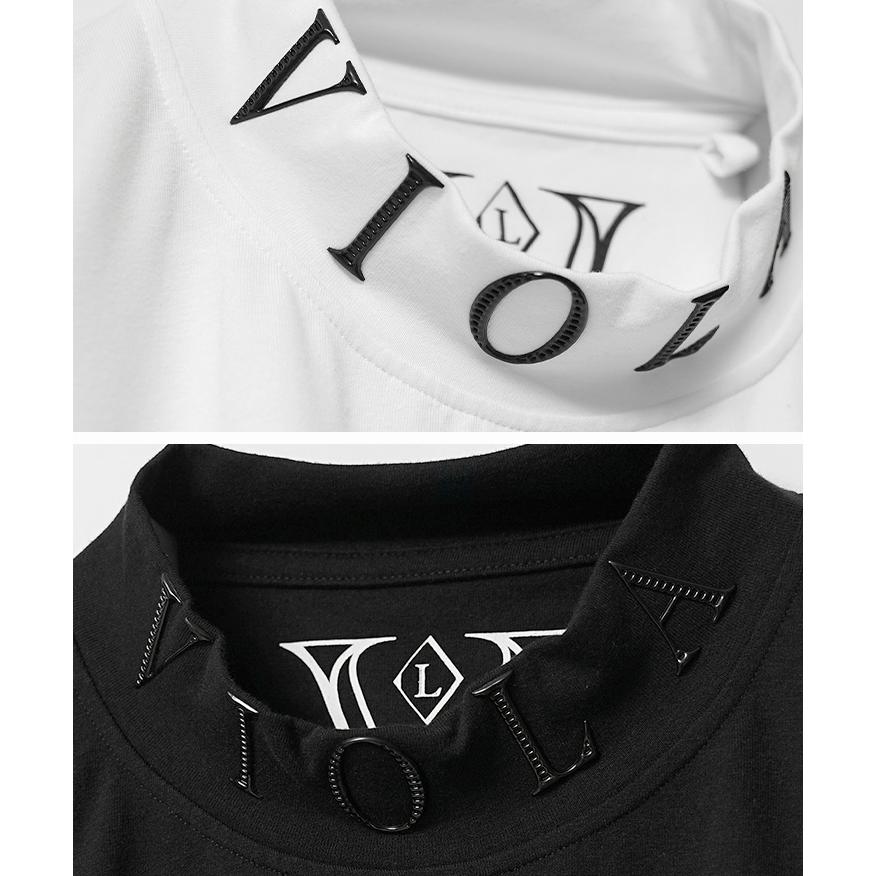ホワイト襟カットソー  ブラック 新品未使用 マーセライズドレスTシャツ（カットソー）｜BLACK LABEL CRESTBRIDGE