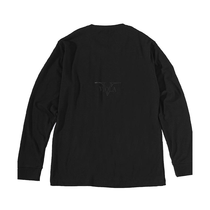 も*ん様 長袖カットソー ブラック ♡メゾンオノレ♡ メンズ VIOLA rumore（ヴィオラ ルモーレ） ヴィオラ Tシャツ 長袖 メンズ