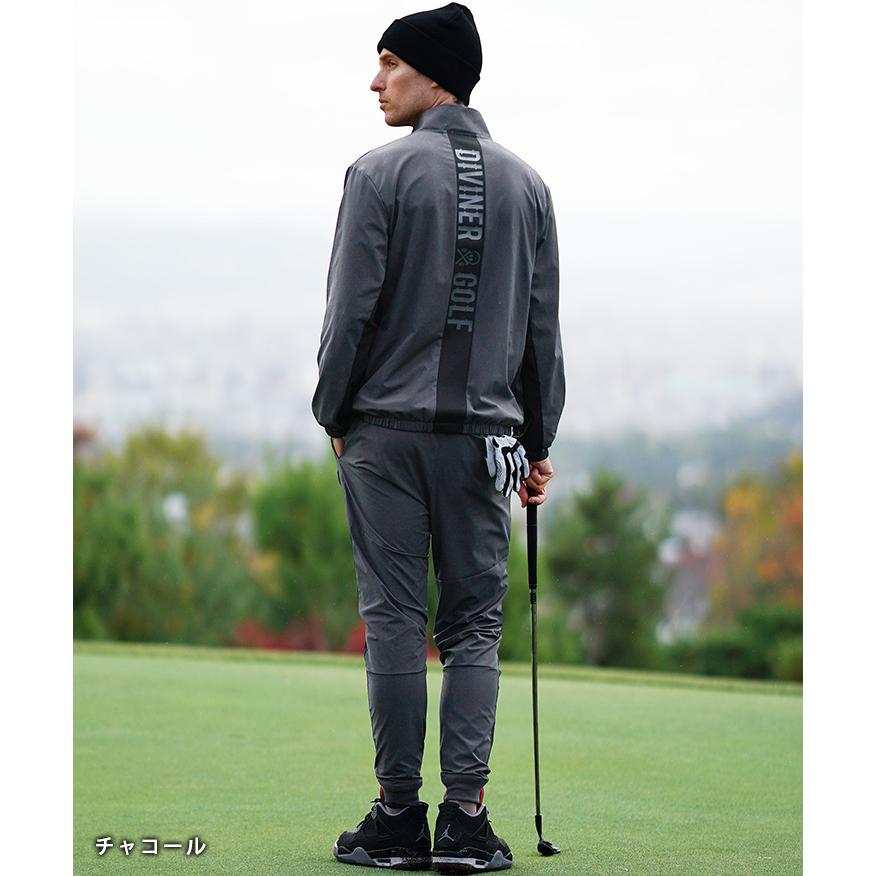 新品【EVOLUTION GOLF】モノトーンのパーカー&ジョガーパンツ　XL DIVINER GOLF（ディバイナー ゴルフ） 【DIVINER GOLF】 ジョガー