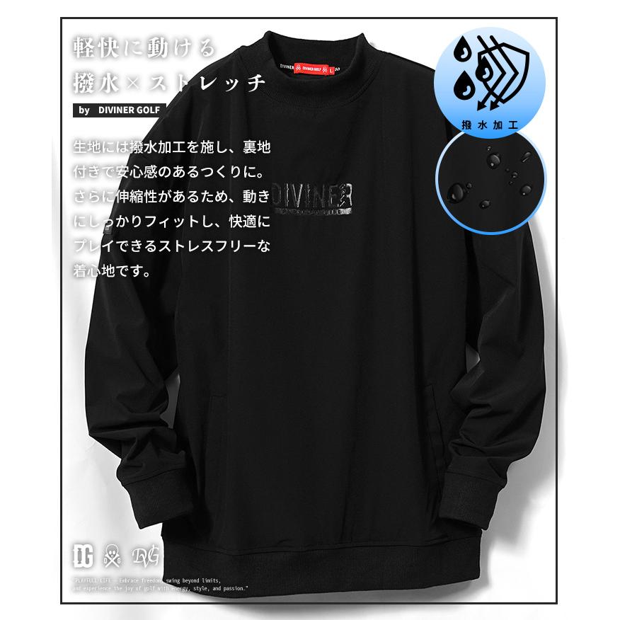 未使用/タグ付き✨ マンシングウェア Golf プルオーバー 撥水加工 吸汗性 DIVINER GOLF（ディバイナー ゴルフ） 【DIVINER GOLF】 ゴルフ