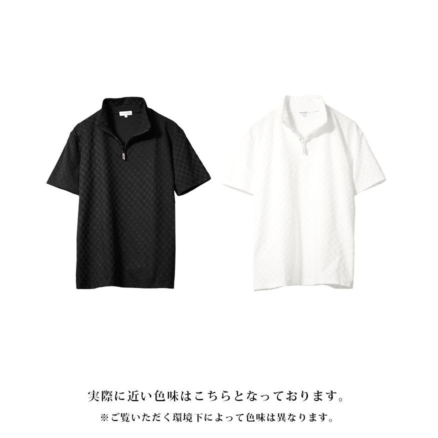 joker（ジョーカー） ハーフジップ Tシャツ メンズ 半袖 ライン