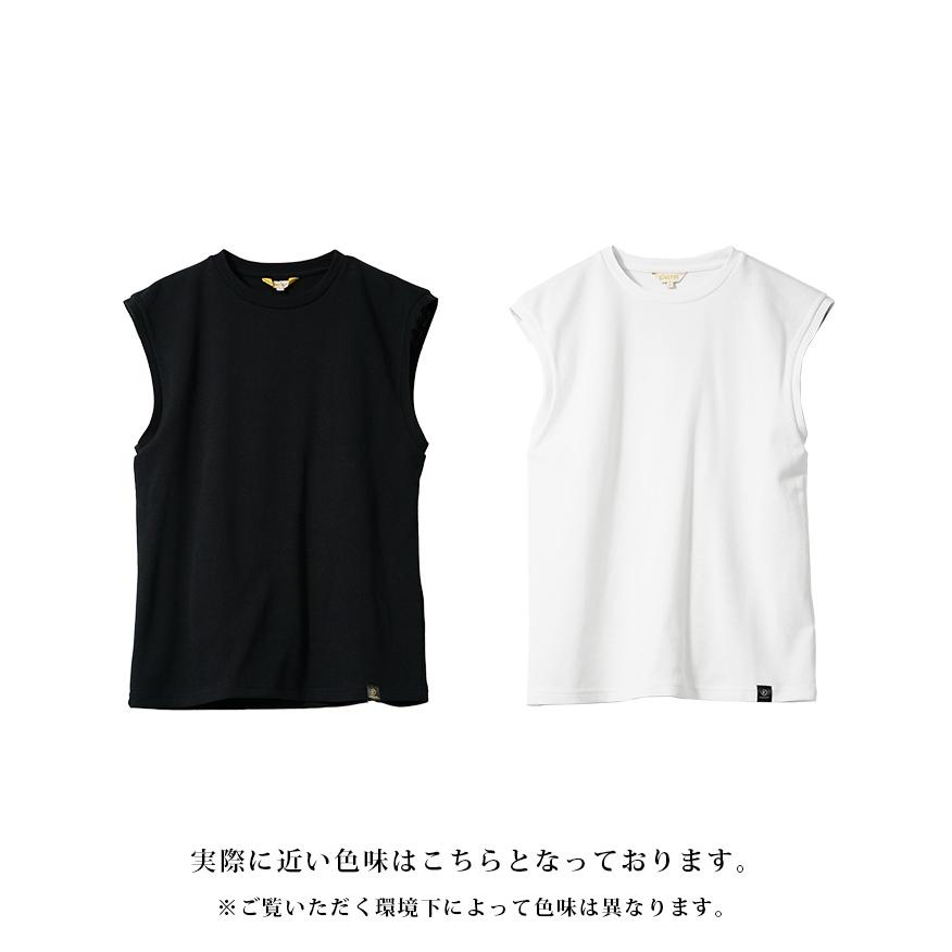 SOMEDIFF（サムディフ） ノースリーブ メンズ クルーネック 毛玉でき