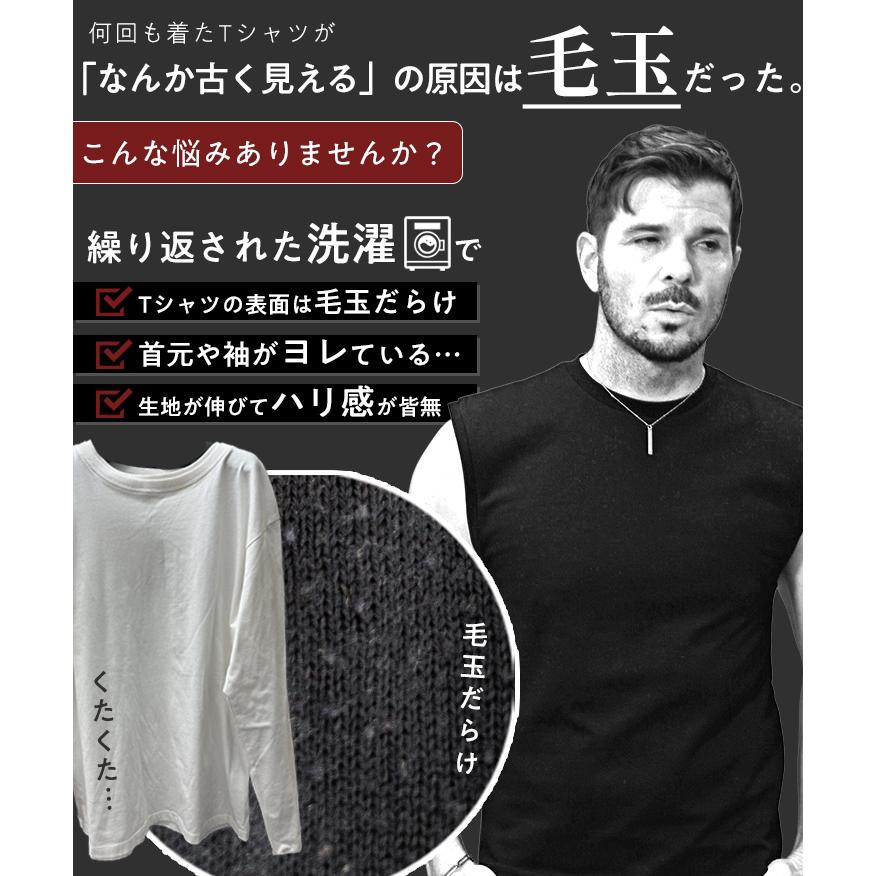 SOMEDIFF（サムディフ） ノースリーブ メンズ クルーネック 毛玉でき