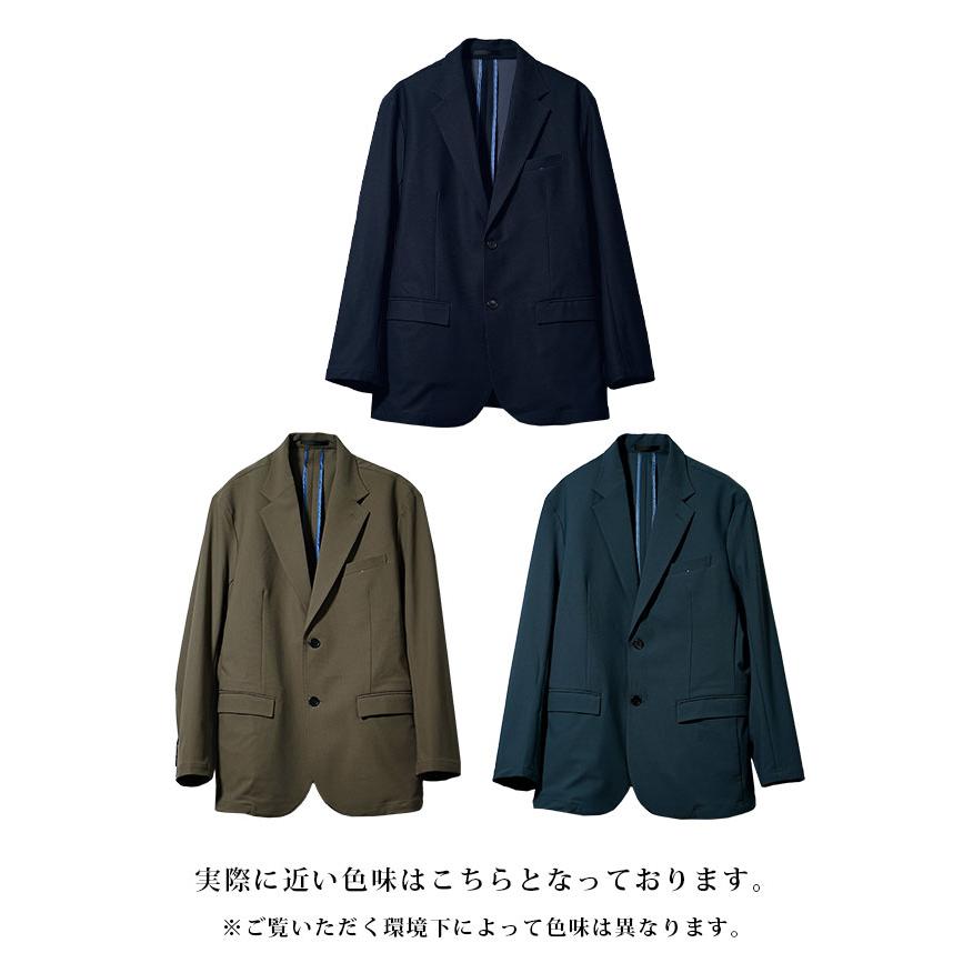 ジャケット メンズ カジュアル ストレッチ テーラードジャケット メンズ スーツ ダーツ スリムフィット ウォッシャブル 洗濯可能 肉厚 ネイビー ブラック | joker | 23