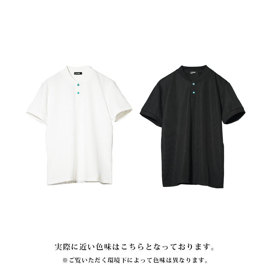 joker（ジョーカー） ヘンリーネック Tシャツ メンズ 半袖 ターコイズ