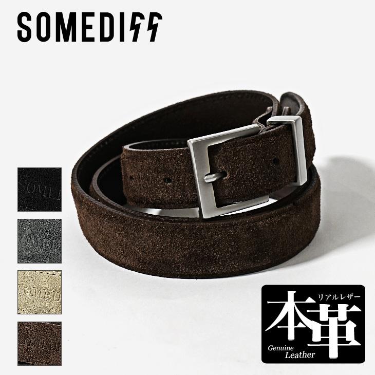 SOMEDIFF（サムディフ） ベルト メンズ 本革 レザーベルト ブランド