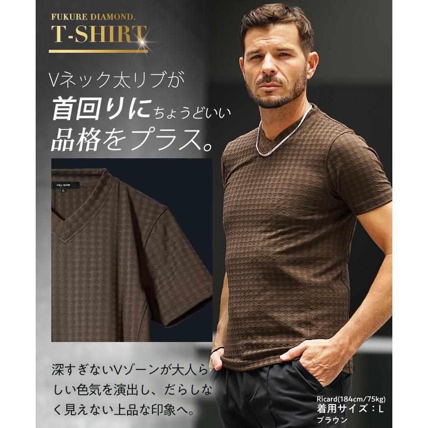 joker（ジョーカー） Tシャツ メンズ 半袖 Vネック 総柄 ブランド 半袖