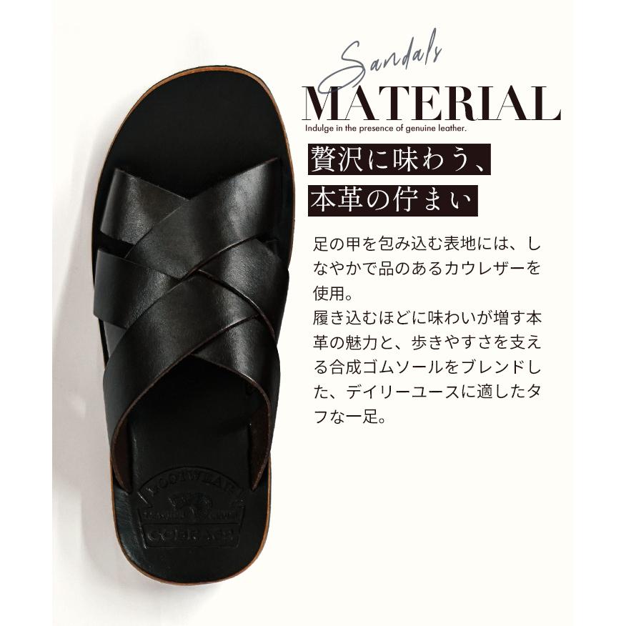joker（ジョーカー） サンダル メンズ レザー 大きいサイズ 本革
