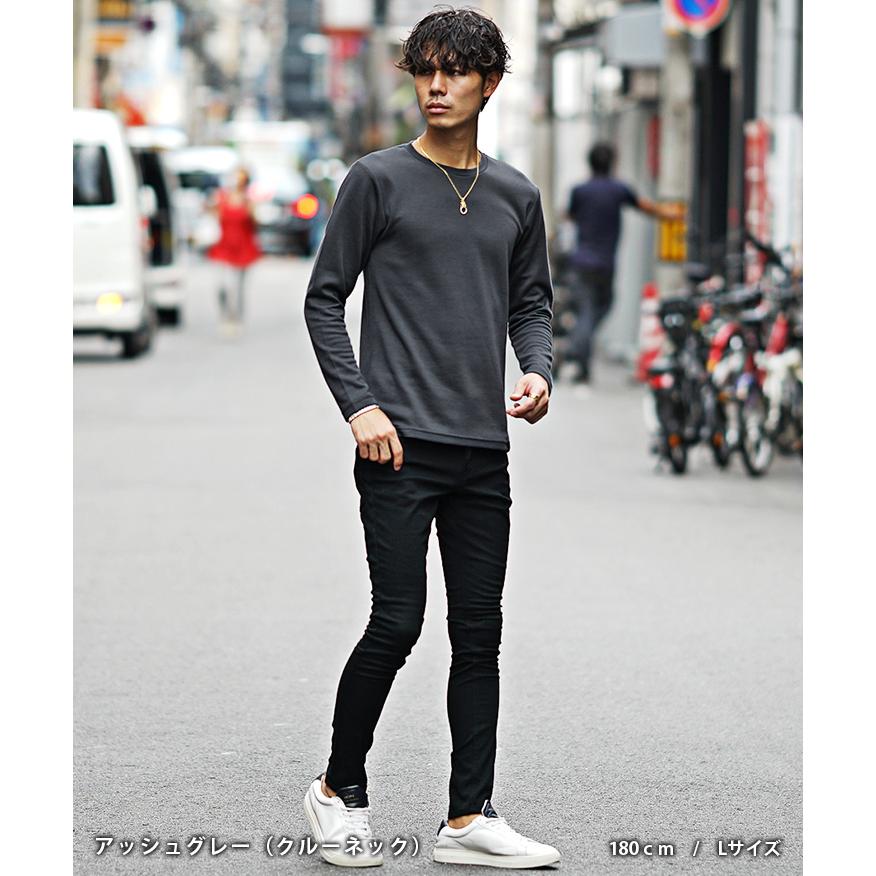 SOMEDIFF（サムディフ） ロンT メンズ 厚手 Tシャツ 長袖tシャツ V