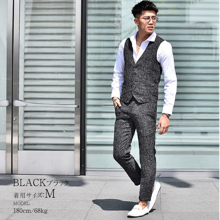 セットアップ メンズ ベストスーツ ベスト 上下 カジュアルスーツ おしゃれ ジレ スラックス パンツ セット フォーマル スーツ 春 春物 春新作 セット 上下 Sse3800a Joker By Evergreen 通販 Yahoo ショッピング