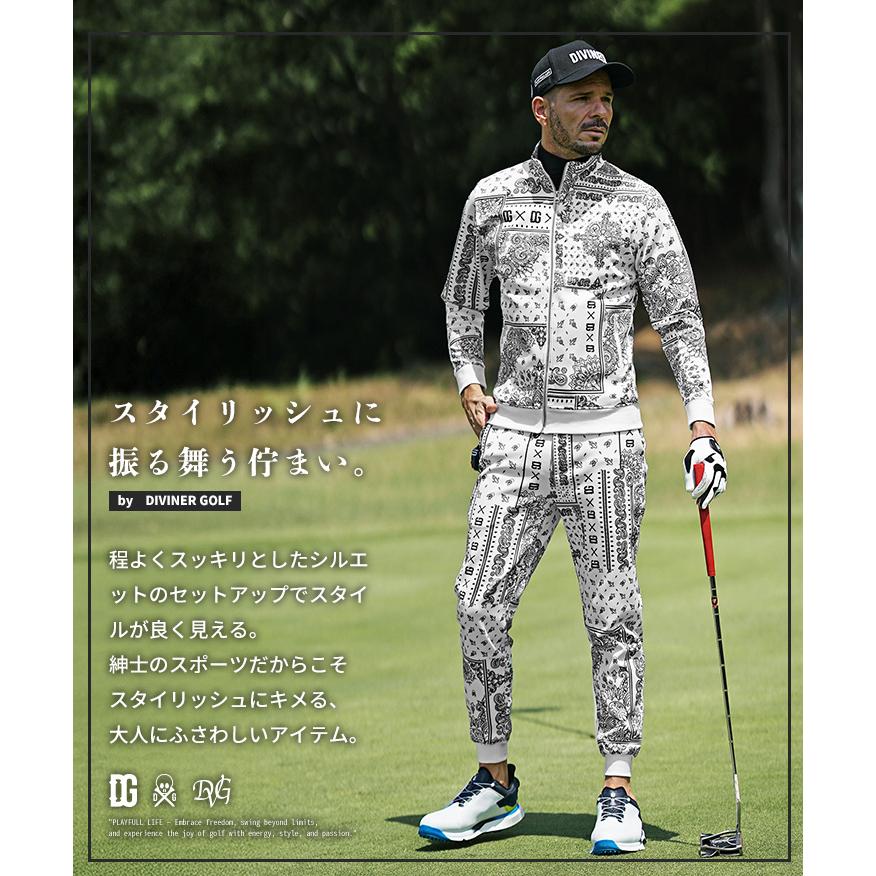 【完売品】【XL】DIVINER GOLF ゴルフジャケット 大きいサイズ DIVINER GOLF 【DIVINER GOLF】 ゴルフウェア セットアップ