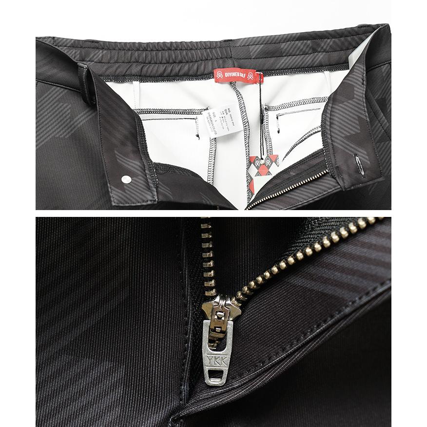 【クーポン利用で１０００円オフ！】 【DIVINER GOLF】 ゴルフウェア セットアップ メンズ ゴルフパンツ ストレッチ ジャケット 伸びる スリム グレンチェック | DIVINER GOLF | 18