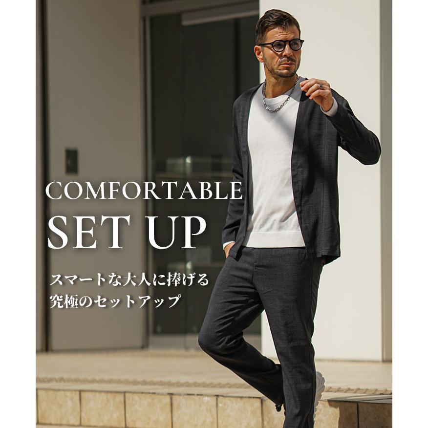 【美品】　メンズ　セットアップ　モード　キレイ目　上下セット　noid V系 セットアップ メンズ モード系 カットソー ロングTシャツ