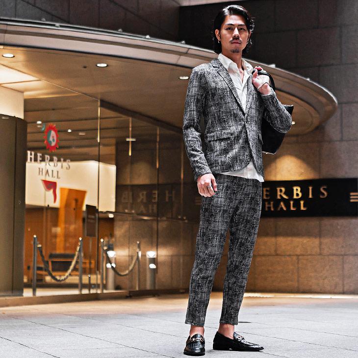 joker セットアップ メンズ テーラードジャケット スーツ