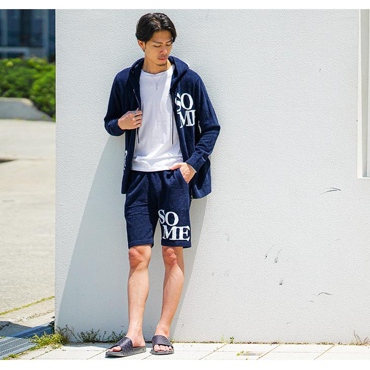 SOMEDIFF セットアップ メンズ ブランド ハーフパンツ パーカー SOMEDIFF セットアップ メンズ ブランド ハーフパンツ パーカー