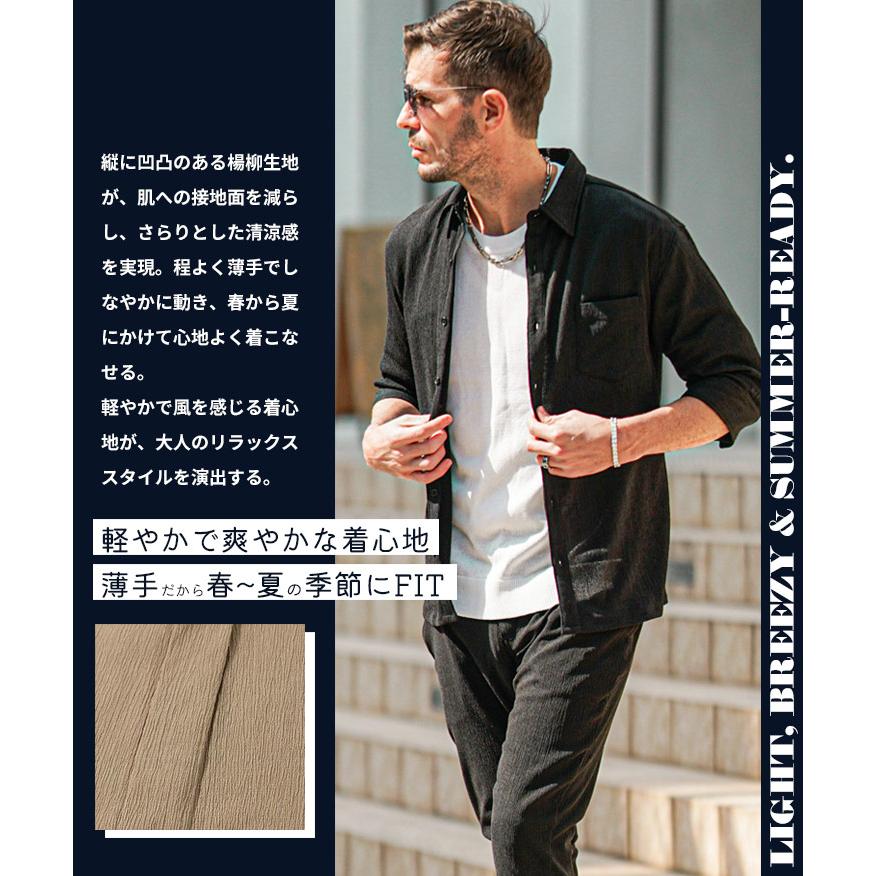 SOMEDIFF セットアップ メンズ カジュアル 7分袖 シャツ サマー SOMEDIFF セットアップ メンズ カジュアル 7分袖 シャツ サマー