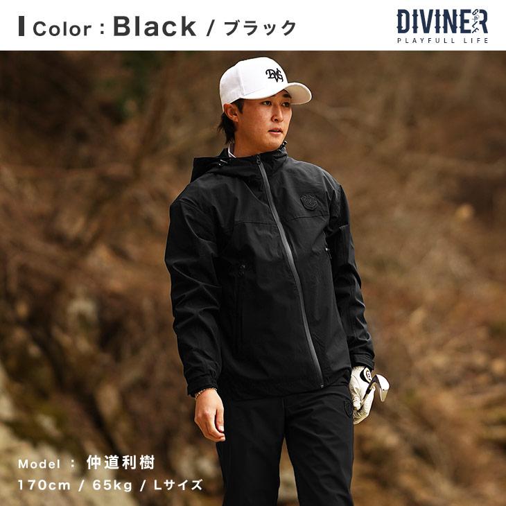 【DIVINER GOLF】ゴルフウェア メンズ セットアップ ブランド ストレッチ ジップパーカー メンズ ライトアウター 春 ロングパンツ メンズ ディバイナーゴルフ｜evergreen92｜06