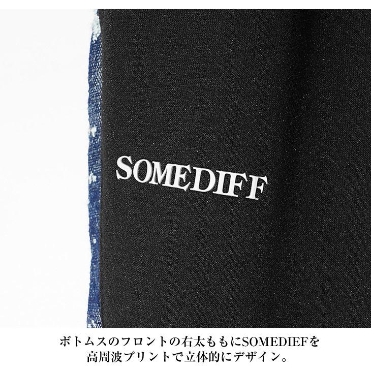 デニム切替 セットアップ メンズ ブランド スウェット 上下 セット メンズ ジップパーカー メンズ フルジップパーカー ジョガーパンツ スウェットパ | joker | 12