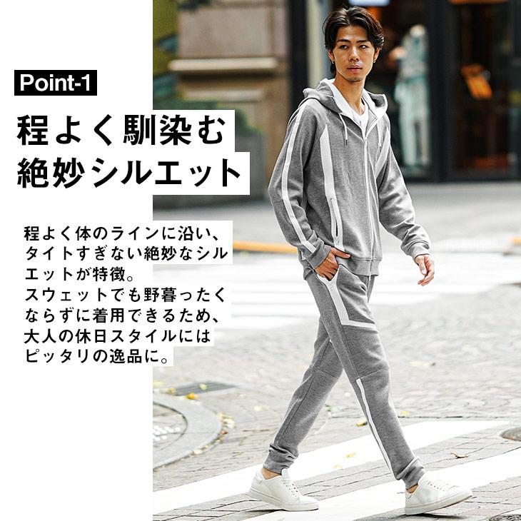 SOMEDIFF セットアップ メンズ 秋 ライン切替 フルジップ SOMEDIFF セットアップ メンズ 秋 ライン切替 フルジップ