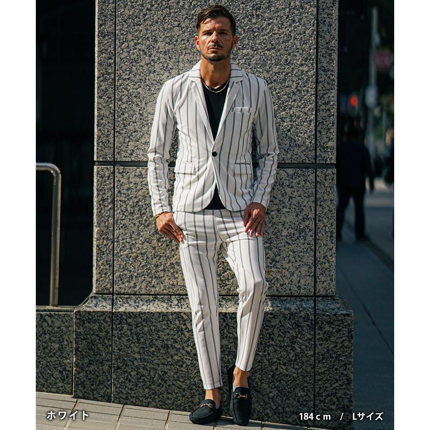 joker セットアップ メンズ スーツ ストレッチ テーラード
