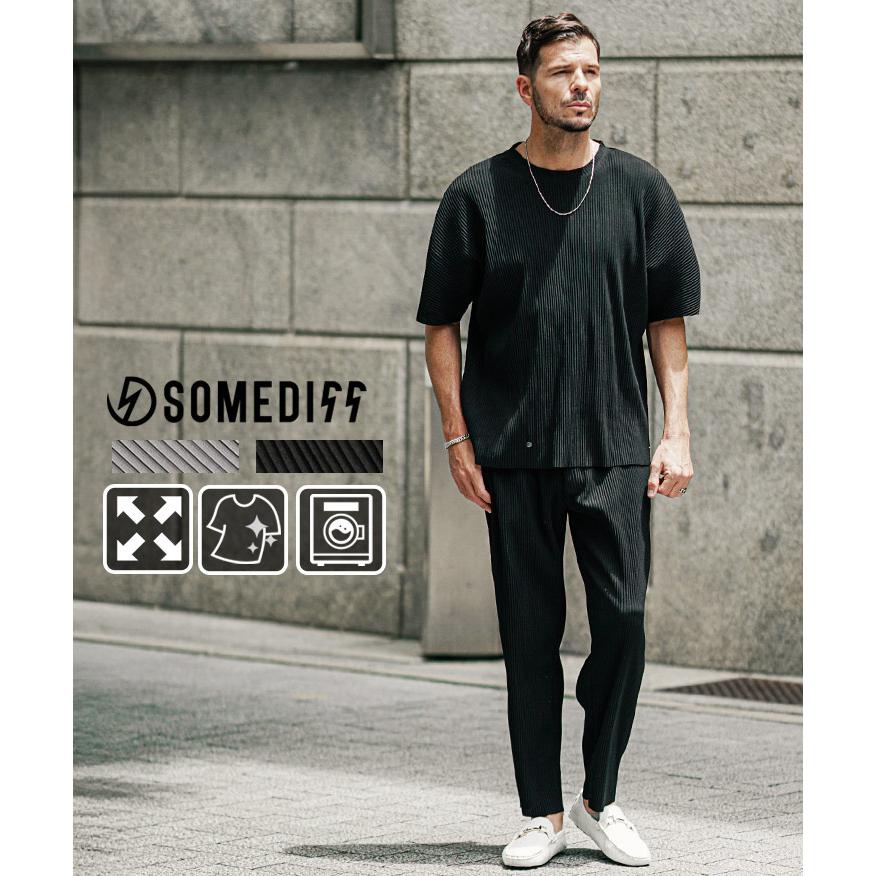 SOMEDIFF（サムディフ） プリーツ セットアップ メンズ Tシャツ メンズ