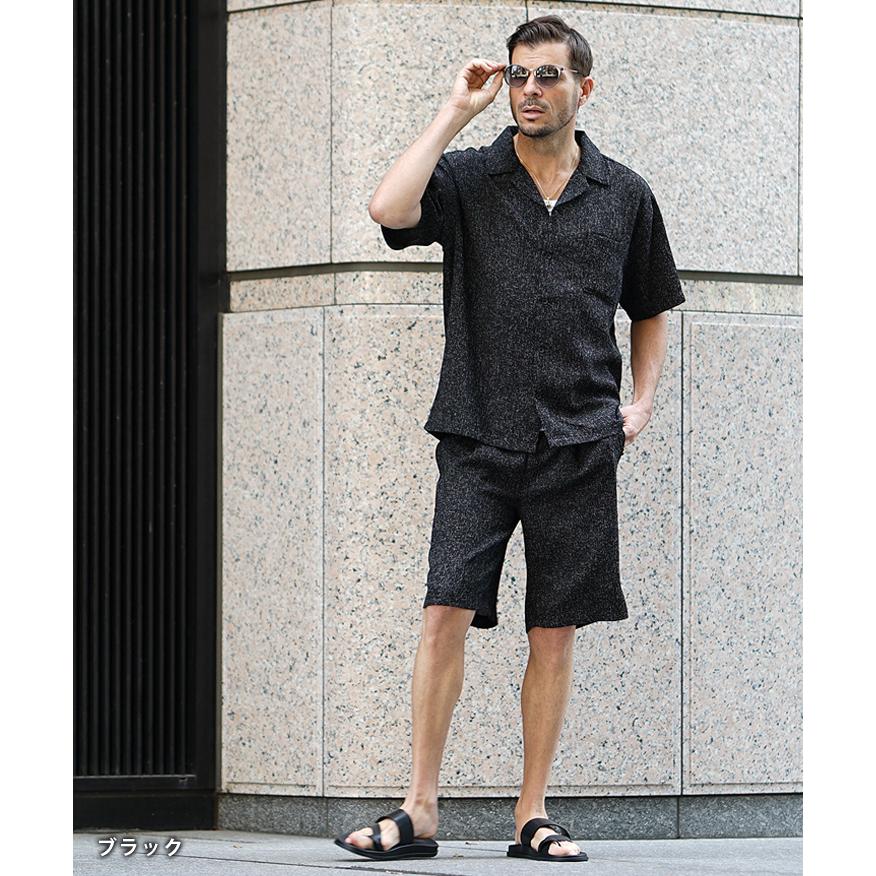 joker セットアップ メンズ 夏 半袖 シャツ ハーフパンツ ショート