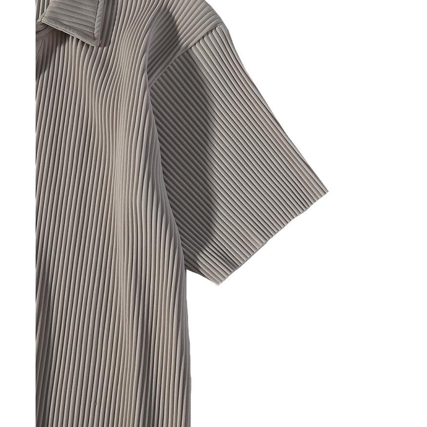 SOMEDIFF（サムディフ） プリーツ セットアップ メンズ ポロシャツ