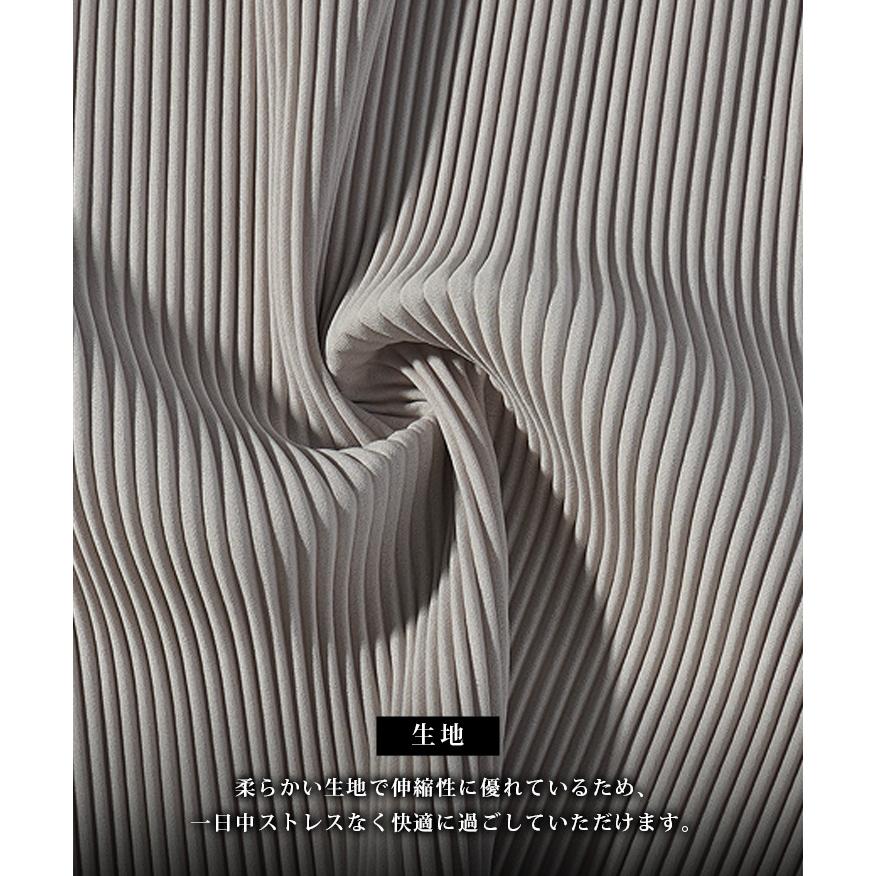 SOMEDIFF（サムディフ） プリーツ セットアップ メンズ ポロシャツ