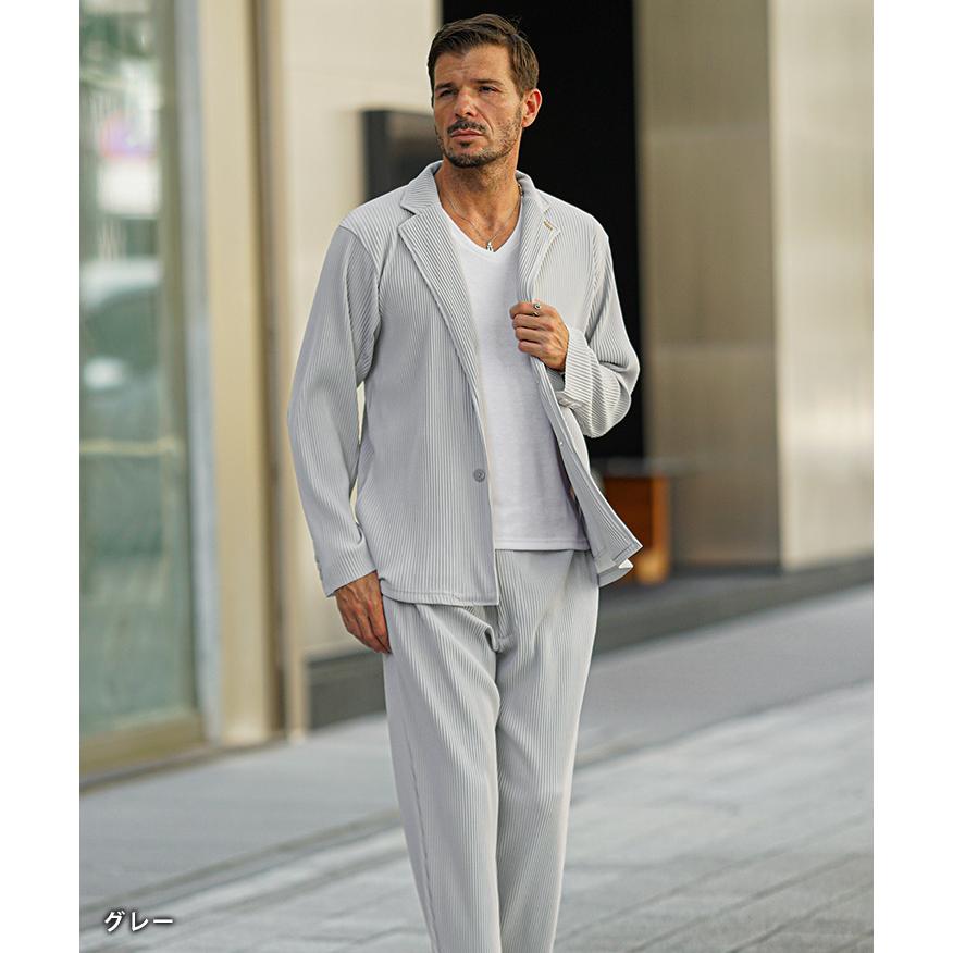 SOMEDIFF（サムディフ） プリーツ セットアップ メンズ 洗える スーツ