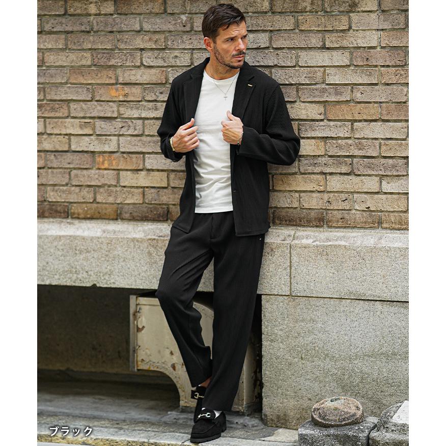 SOMEDIFF（サムディフ） プリーツ セットアップ メンズ 洗える スーツ