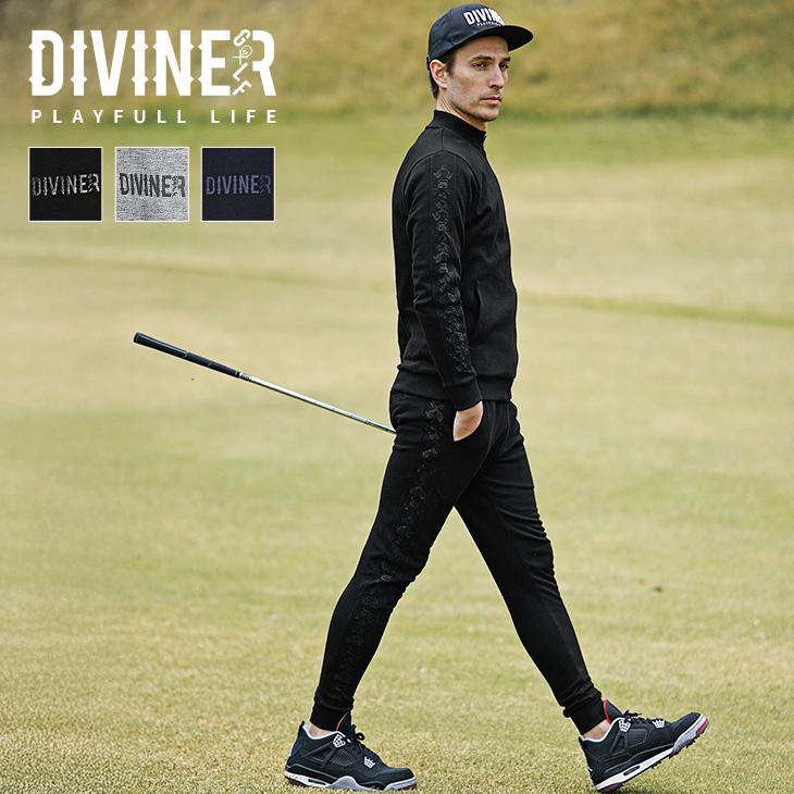 DIVINER GOLF】 ゴルフウェア メンズ セットアップ ブランド サイド