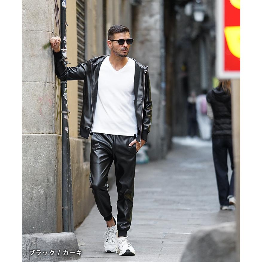 SOMEDIFF（サムディフ） セットアップ メンズ 秋冬 裏起毛 フェイク