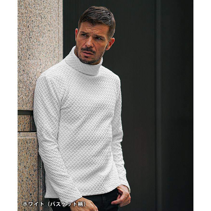 joker（ジョーカー） タートルネック Tシャツ メンズ 厚手 スリム 長袖