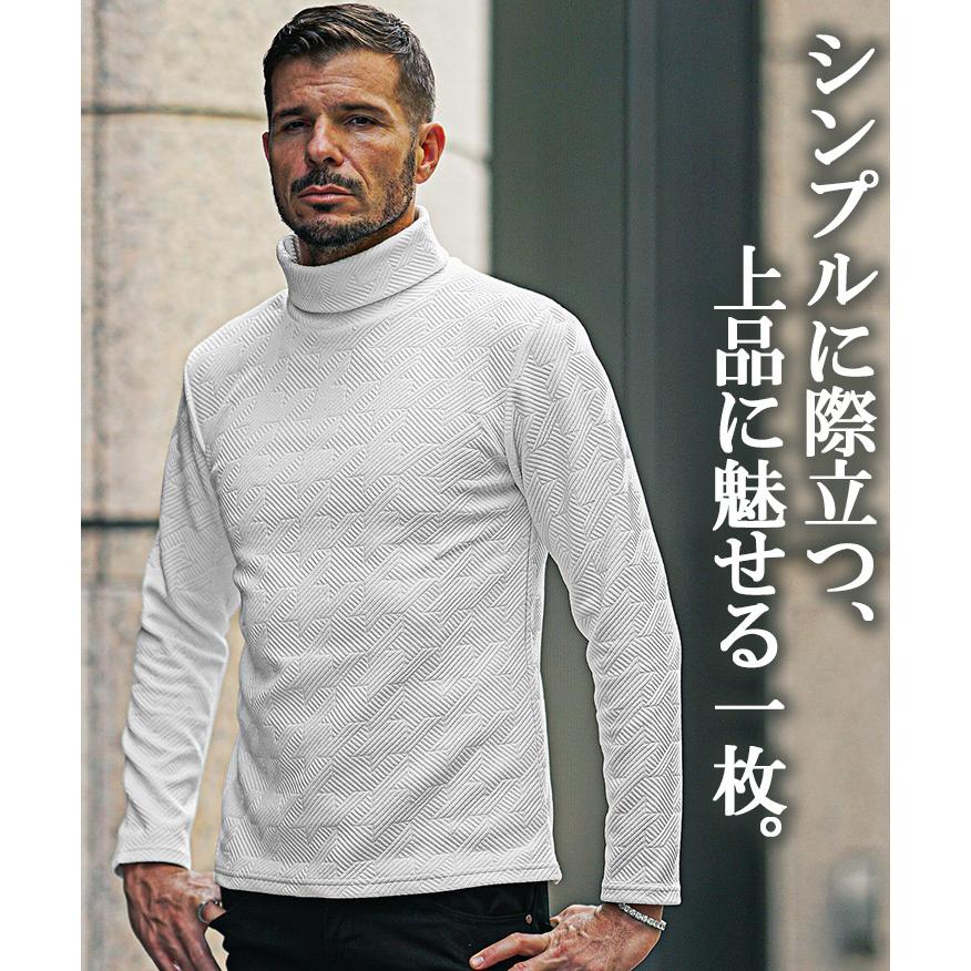 joker（ジョーカー） タートルネック Tシャツ メンズ 厚手 スリム 長袖