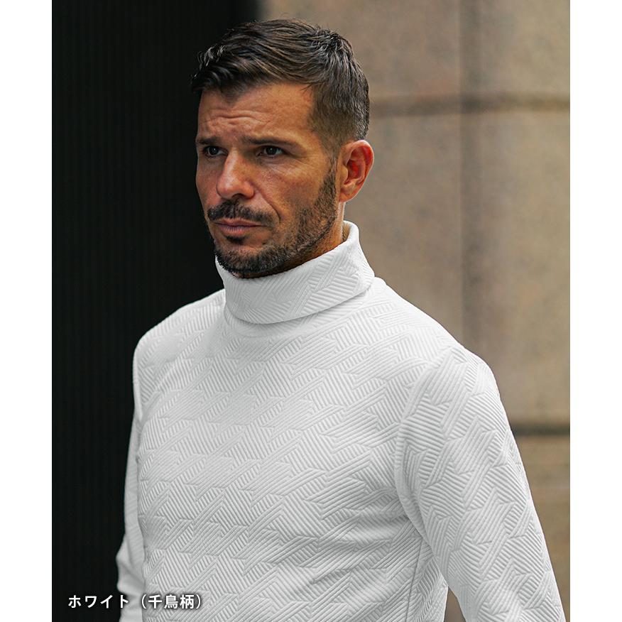 joker（ジョーカー） タートルネック Tシャツ メンズ 厚手 スリム 長袖