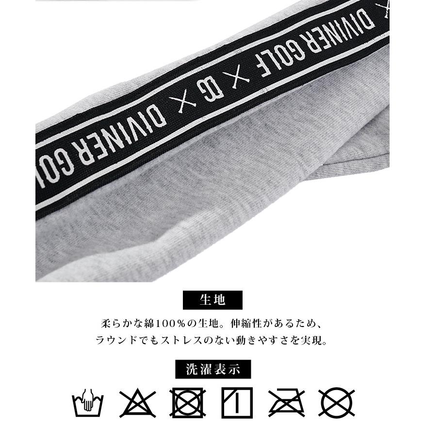 DIVINER GOLF ゴルフウェア メンズ セットアップ ブランド 裏毛 ロゴ ゴルフ スウェット 上下セット サイドライン パーカー ジョガーパンツの画像