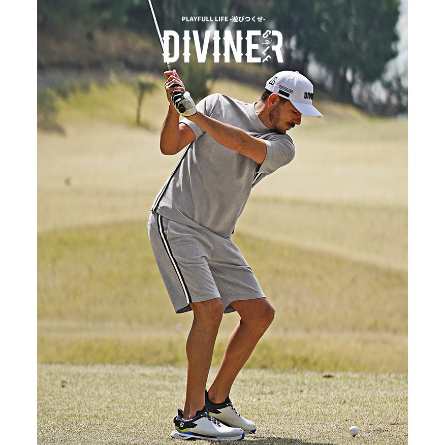 DIVINER GOLF ゴルフウェア メンズ セットアップ ブランド 上下セット