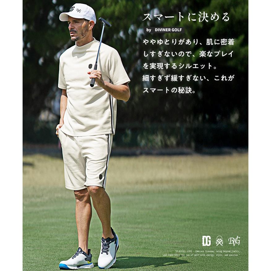 DIVINER GOLF ゴルフウェア メンズ セットアップ ブランド 上下セット